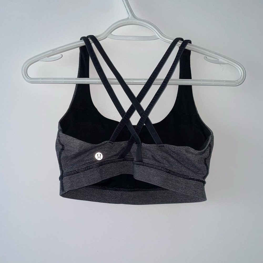 Lululemon Grey Energy Bra - size US 6